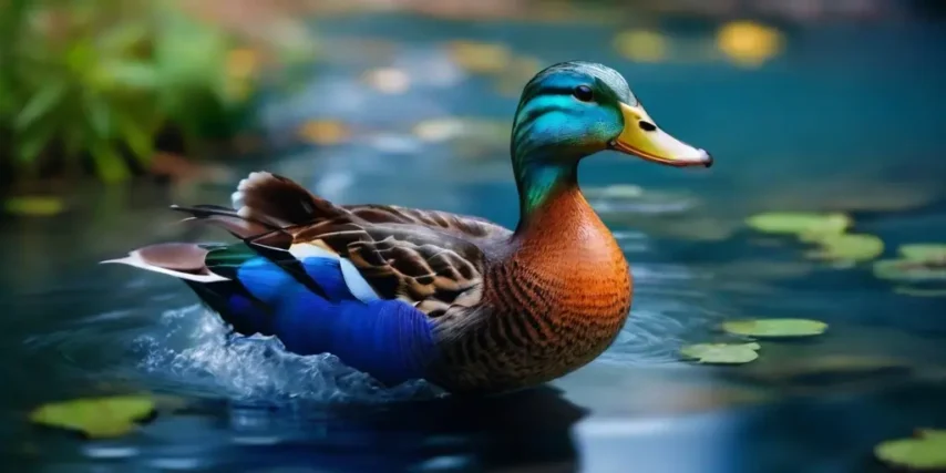 Why are ducks’ feathers waterproof?