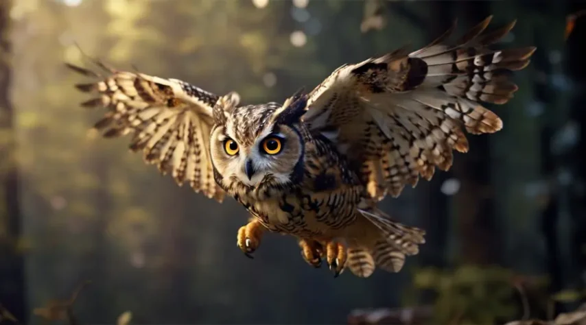 How do owls fly so silently?