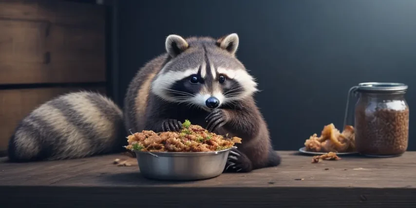 What do raccoons eat?