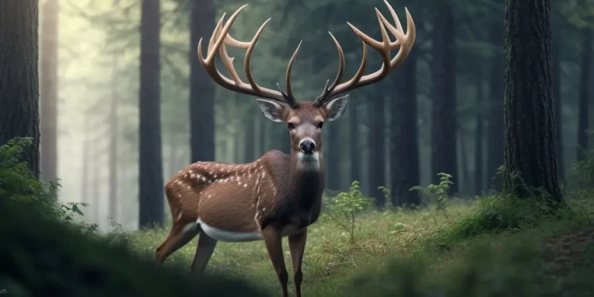 How big can deer antlers get?