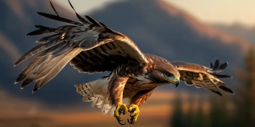 How do hawks hunt?