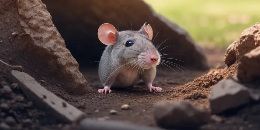 How do mice dig soil?