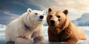 What are the differences between a brown bear and a polar bear?