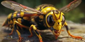 What happens when a wasp stings?